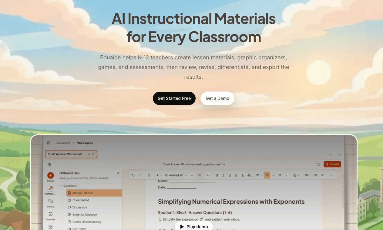 Eduaide.Ai: AI Created for Teachers