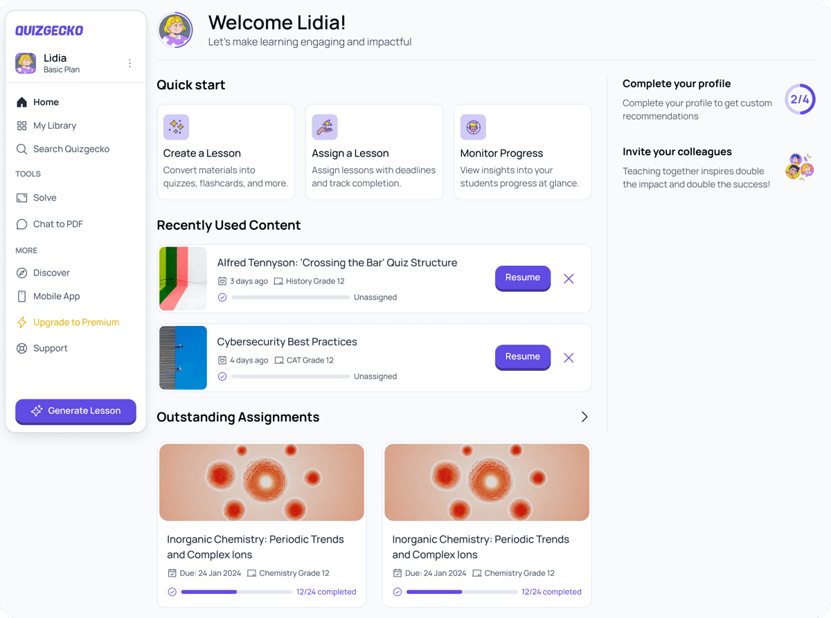 Quizgecko | Free AI Quiz & Test Generator image 1