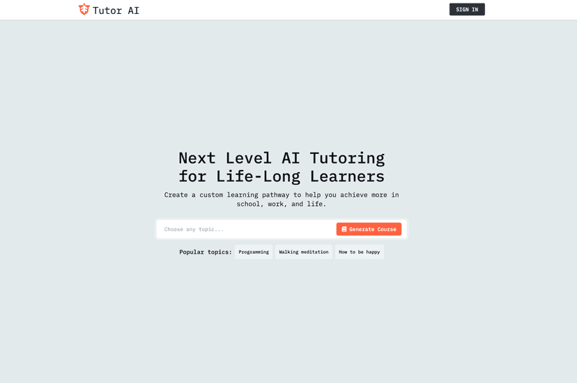 Study Tree - AI Learning Resources